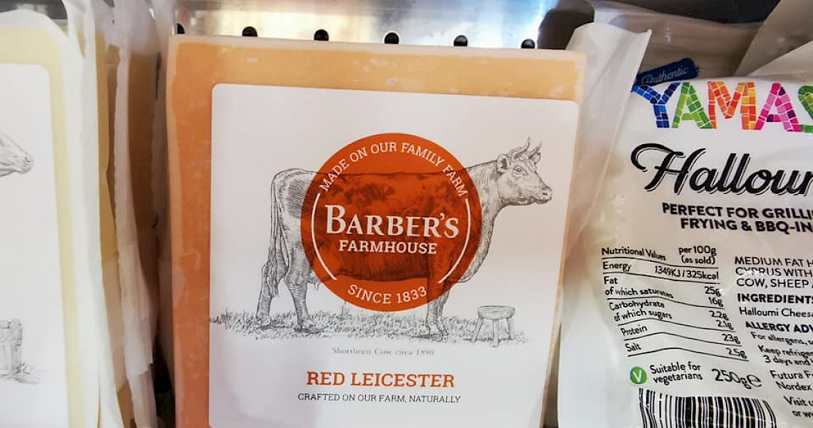 Red Leicester cheese